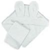 Bamboom Set Asciugamano Con Orecchie Bamboom Con Guanto Sky Grey