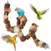 onebarleycorn Posatoio per Uccelli, Posatoi per Pappagalli Giochi Inseparabili Accessori per Gabbie Giocattolo per Cockatiels (80cm)