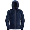 Jack Wolfskin Nepali Jacket G Giacca di Pile, Night Blue, 164 Bambine e Ragazze
