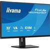 IIYAMA 32 VA-panel, 3840x2160 DisplayPort, 2x HDMI, USB