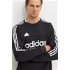 Adidas Felpa Girocollo M Tiro Fl Crew Nero/Bianco (IW0172)