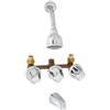 PFISTER LG013110 Rubinetto per Vasca e Doccia con 3 Maniglie in Metallo, Cromato Lucido