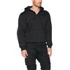 Bikers Gear Australia Bikers Gear UK moto removibile in Kevlar, protezione completa, modello Ultimate-Felpa con cappuccio, colore: nero