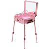 NICE & NASTY S.R.L. Nice PINKIT Station Make Up Designer, 1 Valigia con Kit Trucchi, Pennelli e Specchio