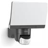Steinel Faretto a LED XLED Home 2 S , Pannello Orientabile, 13,7 W per 1550 lm, Sensore di Movimento a Infrarossi 140°, Raggio d'Azione 10 m, Grigio (Grafite)