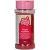 FunCakes Sugar Crystals -Rosso-: Cake Sprinkles, Ottimo Gusto, Perfetto per Decorare Torte, Cristalli di Zucchero Colorati. 80 gr.
