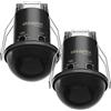 Oktaplex motion Oktaplex Kim Set da 2 rilevatori di movimento da incasso per soffitto IP54 360° sensore PIR portata 8m sensore da soffitto bagno sensore PIR nero