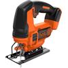 BLACK+DECKER Seghetto alternativo 18V Litio (unità senza batteria e senza caricabatterie). BDCJS18N-XJ