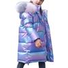 Generic Giacca Invernale Bambini con Cappuccio Bambina Cappotto Esterno Caldo Trapuntato Spesso Cotone Antivento Giubbotto Autunno Inverno Abbigliamento Ragazzi Ragazze Casual Comodo (Purple, 8-9 Years)