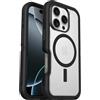 OtterBox Cover per iPhone 16 PRO Defender Series XT Clear MagSafe, Resistente a Shock, Cover Ultra Robusta, Testata 7X vs Le Norme Anti Caduta Mil-Std 810G, Trasparente/Nero, Senza Retail Package