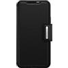OtterBox Cover per Samsung Galaxy S22+ Strada, resistente a shock e cadute, vero cuoio, 2 slot carte di credito, testata 3x vs norme MIL-STD 810G, Nero