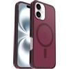 OtterBox Cover Symmetry Clear MagSafe per iPhone 16, Rosso