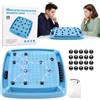 Sctnny Scacchi Magnetici, Set di Scacchi Magnetici Sctnny con Disco di Pena, Gioco da Tavolo Magnetico, Gioco di Scacchi Magnetici con Pietre Magnetiche, Set di Accessori per Feste per Incontri Familiari