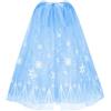 XEPST Mantello da Principessa Bambina, Mantello Vestito da Principessa Bambina, Principessa Costume Principessa Vestita per Feste, Giochi di Ruolo, Halloween, Carnevale