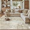 PureCozy Tappeto Salotto 240x300cm Moderno Astratto Tappeti, Beige