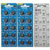 Vinnic Lotto di 20 pile Vinnic AG13 LR44 L1154 F alcaline 1,5 V