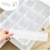 Flytianmy 40 pezzi divisori per cassetti regolabili per calzini, biancheria intima, trucco, pu