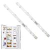Joysuelly 2 Strisce luminose a LED per RONGSHENG/HISENSE, Striscia LED per frigorifero luminosa per frigorifero Strisce Luminose aLED di Ricambio 16 x 1 cm DC12 V per KIFF5017 KIFF5020 KIFF7017 KIFF7020