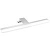 Leddy Living Stilo - Lampada Specchio Bagno 30cm LED 4,5W - 350LM 4000K Bianco Neutro, IP44, Classe II, ABS Cromato, Ultra Sottile 22mm, Driver Integrato 230V, Montaggio Specchio o Armadio