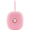 Lancoon Sveglia a vibrazione digitale, sotto il cuscino Display a LED Luce Flash Corda portatile, orologi Scuotiletto portatile doppio allarme Snooze Vibrazione regolabile dormiglioni pesanti(rosa)