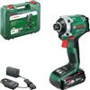 Bosch 18V System Avvitatore a massa battente a batteria UniversalImpactDrive 18V-210 (potente e compatto per la lavorazione del legno; incl. batteria 18V 2.0Ah, caricabatterie AL18V-20, valigetta)
