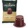 Lollo Caffè Passione Espresso, Miscela Oro- 100 Capsule - Compatibili con le Macchine ad uso domestico Nespresso*
