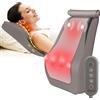 Snailax Massaggiatore Cervicale con Calore,Massaggiatore Elettrico per collo e schiena,Massaggio Shiatsu per la schiena, cuscino massaggiante per collo/schiena/spalle, regali (Beige)