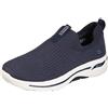 Skechers Go Walk Arch Fit Iconic, Sneaker Donna, Navy Textile Trim, 36.5 EU