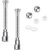 Gativs Prolunga per rubinetto da cucina 2 pezzi, flessibile, antiscivolo, estensione del rubinetto della cucina, antiscivolo