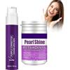 Dyceittdia 2pcs Dentifricio, 50ml v34 Dentifricio Viola e 50g Polvere detergente per denti viola, Denti Bianchi, Pulizia da Odori e Tartaro, Alito Fresco, toothpastes2