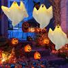 Hyunlai Sacchi a vento per Halloween, con luce, 3 pezzi da 70 cm, decorazione per esterni, per interni ed esterni, patio, prato, giardino, decorazione per feste (3 modalità di illuminazione)