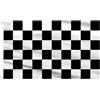 AhfuLife Bandiera a Scacchi F1, 1 Pezzi 90x150 cm Bandiera da Corsa Nera e Bianca con Occhielli in Ottone, Decorazioni per Interni Esterni, Garage, Bar, Eventi Sportivi e Party Automobilistiche(1PCS)