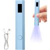 Generico Miini Lampada UV LED Unghie - Lampada Unghie Portatile | Lampada UV Unghie Compatta | Penna per Asciuga Unghie Salone di Casa per Asciugatura Rapida e Professionale