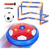 Philivivi Spider Pallone Calcio Fluttuante, Palla Fluttuante per Bambini Con Luci LED, Ricaricabile Air Hover Calcio Bambini Con 2 Porta Da Calcio, Giocattolo da Interni ed Esterni per Bambini dai 3 ai 12 Anni