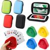 YTSMFL Porta Carte A Mani Libere, Porta Carte Da Gioco Custodia Set Di Dischi Rigidi Porta Carte Da Gioco Per Bambini In 4 Colori Diversi Reggi Carte In Plastica Per Bambini Adulti Anziani