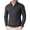 COOFANDY Maglioni da Uomo Dolcevita Maglione Lavorato a Maglia Zip a Quarti Slim Fit Maglione Invernale Caldo Pullover Leggero Solido a Maniche Lunghe Classico Guscio d'uovo XXL