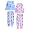 Disney Set Pigiama per Ragazze Lilo & Stitch, Confezione da 2 | Indumenti da Notte per Bambini con Stampa su Tutta la Superficie con Punti Blu e Rosa e Grafica con Angeli