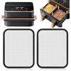 Rwbimti Accessorio per Cosori Air Fryer, Protezione Anti-schizzi di Grasso in Acciaio Inossidabile per Cosori Airfryer 8.5L e Dual Blaze TwinFry 10L, Copertura Riusabile per Friggitrice ad Aria