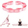 Abeillo Fascia elastica per yoga, 8 fasi, flessibile, per allenamento gambe, fitness, danza, ginnastica, rosa