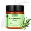 WOZUTUNT Burro Di Rosmarino E Menta Per Capelli E Radici Forti, Olio Di Rosmarino Per La Crescita Dei Capelli, Rafforza E Nutre I Capelli, La Cuoio Cancello Secco E Le doppie punte