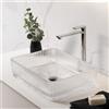 neoro n40 groove lavabo da appoggio in vetro La: 45,5 A: 10,5 P: 33 cm, BN0802GT, n40 trasparente [Lavabi > Lavabi da Appoggio]