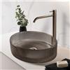 neoro n40 diamant lavabo da appoggio in vetro La: 50 A: 12 P: 37,5 cm, BN0803FT, n40 fumé inspire [Lavabi > Lavabi da Appoggio]