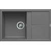 Elleci Unico 300 LKU30099 Lavello 1 vasca con gocciolatoio Reversibile Sopratop 79 x 50 cm finitura Keratek Concrete 99