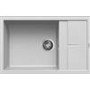Elleci Unico 310 LKU31088 Lavello 1 vasca con gocciolatoio Reversibile Sopratop 78 x 50 cm finitura Keratek Cloud 88