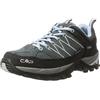CMP Rigel Low Wmn Trekking Shoes Wp, Scarpe da trekking Donna, Graffite-Azzurro, 36 EU