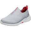 Skechers Men's Gowalk 6-Stretch Fit Slip-On Athletic Performance Walking Shoe, Grey/Red, 11.5