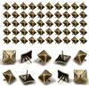 HERCHR Chiodi da Tappezzeria 50 pezzi, Spille Antiche a Testa Quadrata, Chiodi Decorativi per Tappezzeria, Chiodi per Mobili Decorativi a Forma Quadrata, Chiodini per Tappezzeria, Chiodo Decorativo