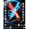 VATOS 2 spade laser Ninja per bambini, LED Ninja Sword RGB 15 colori con custodia e effetti sonori da combattimento, giocattoli per sciabole laser ricaricabili tramite USB, per cosplay, Natale