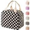 Arae Borsa Termica Porta Pranzo Piccola per Donne, Borse Frigo Isolate Riutilizzabili 9L con Scomparti - Leggera, Impermeabile per Ufficio, Spiaggia e Viaggi, Griglia