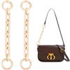 UNICRAFTALE 2 pz 14.5 cm Golden Crossbody Borsa A Tracolla Catene di Prolunga per Tracolla In Lega Catene Trasversali con Anelli A Molla per Sostituzione Cinghie di Borsa